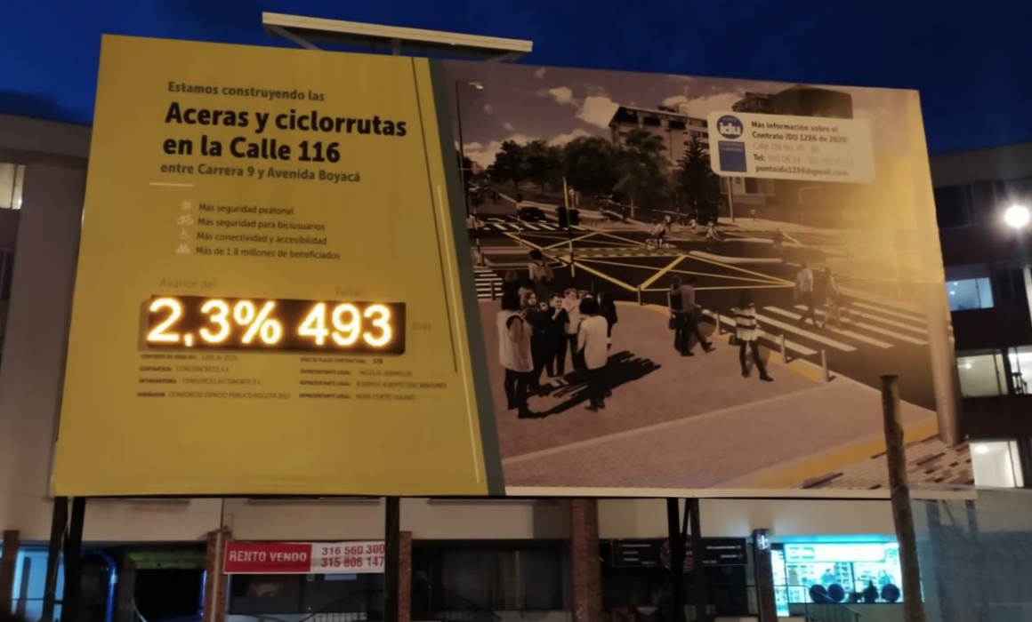 vallas informativas en bogotá