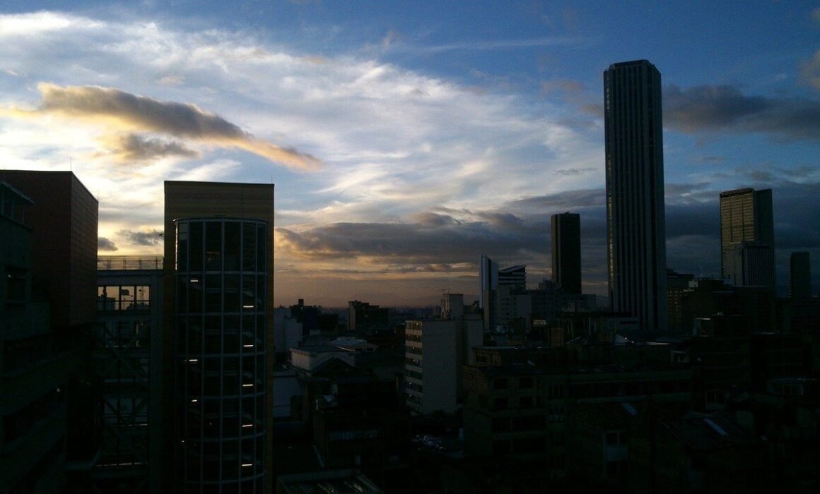 silueta de la ciudad de Bogotá
